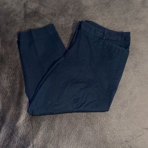 LANE BRYANT BLACK KHAKI PANTS
